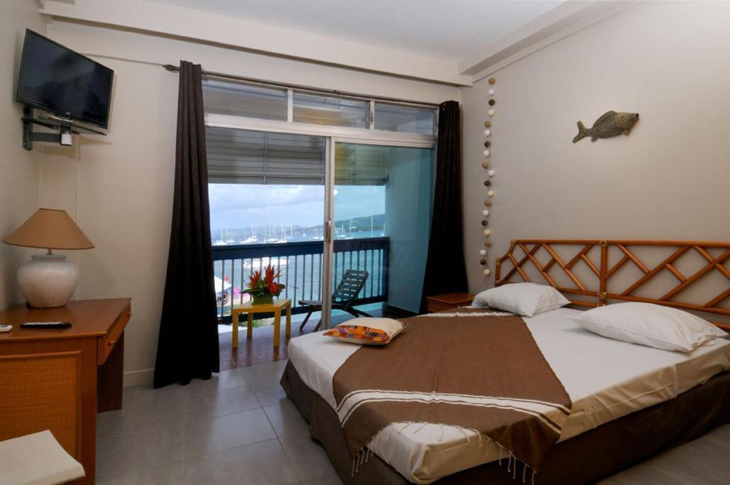 Hotel-Restaurant La Dunette Sainte-Anne Rum bild